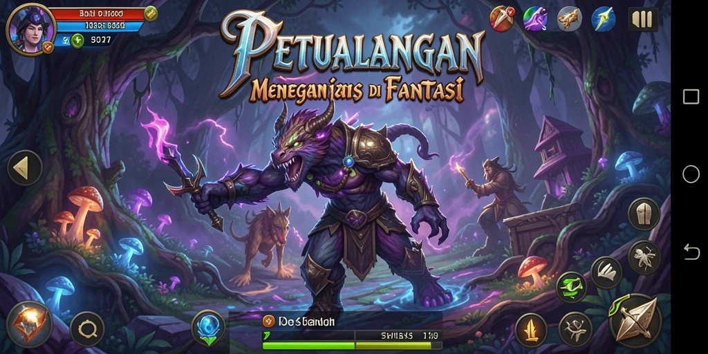 Tampilan screenshot 55RT menunjukkan aksi petualangan seru dan menegangkan.