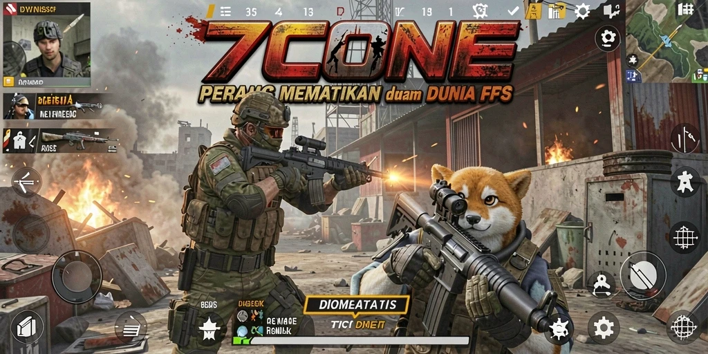 Gameplay seru dengan grafis dan aksi FPS yang menegangkan.