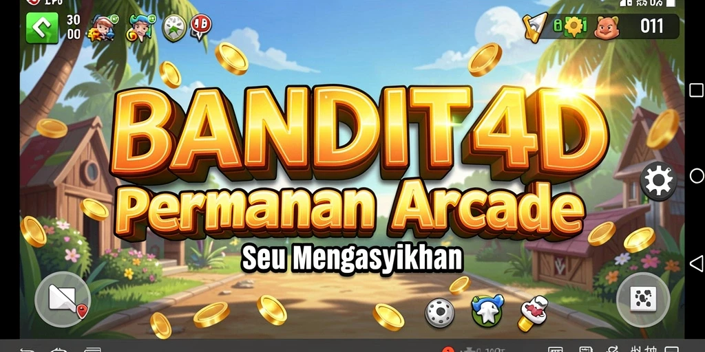 Screenshot yang menampilkan gameplay seru dan menantang dari BANDIT4D.