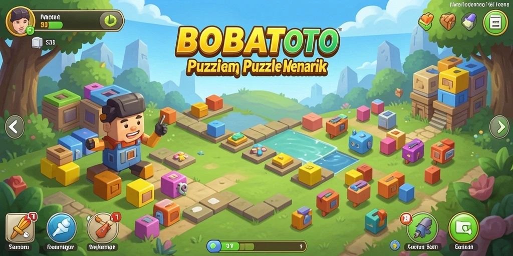 Tampilan gameplay seru dari BOBATOTO yang penuh tantangan.