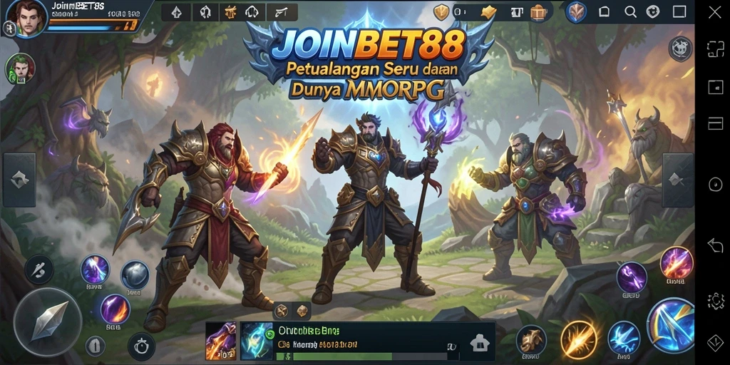 Tangkapan layar utama dari <strong>JOINBET88</strong> menampilkan aksi seru dalam gameplay MMORPG.