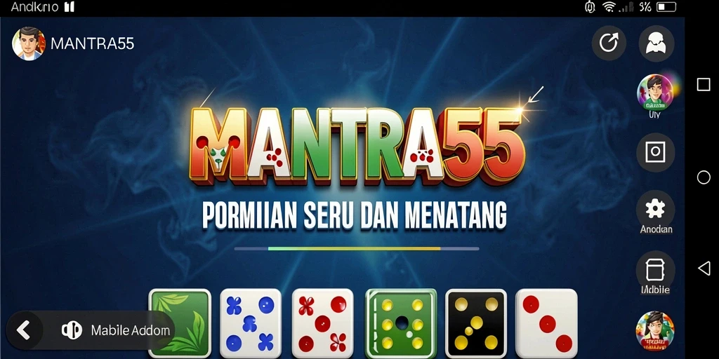 Gameplay seru di MANTRA55 yang menggugah adrenalin.