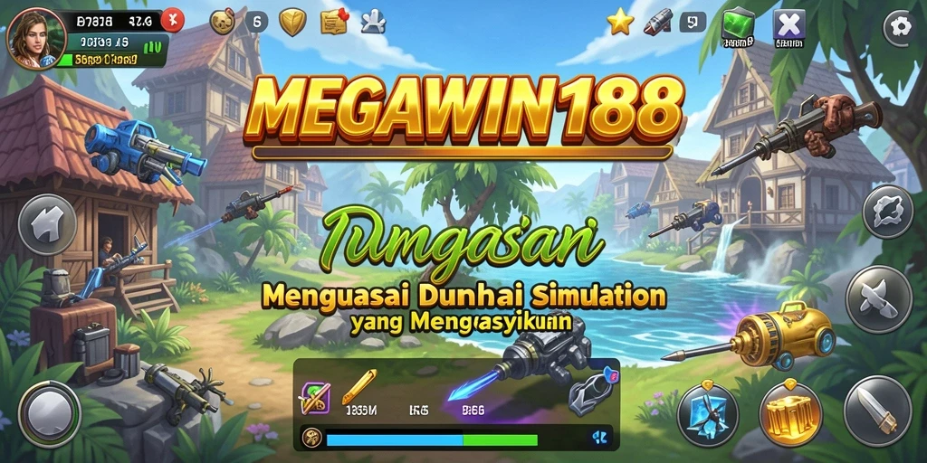 Screenshot utama MEGAWIN188 memperlihatkan gameplay yang menarik dalam dunia simulation.