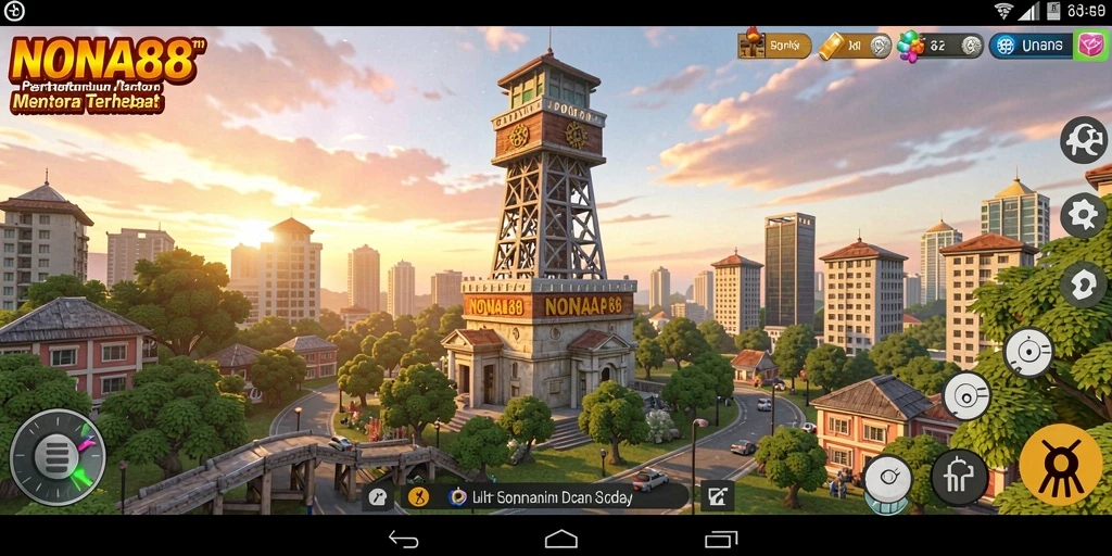 Tampilan menawan dari gameplay NONA88 yang menegangkan dan strategis.