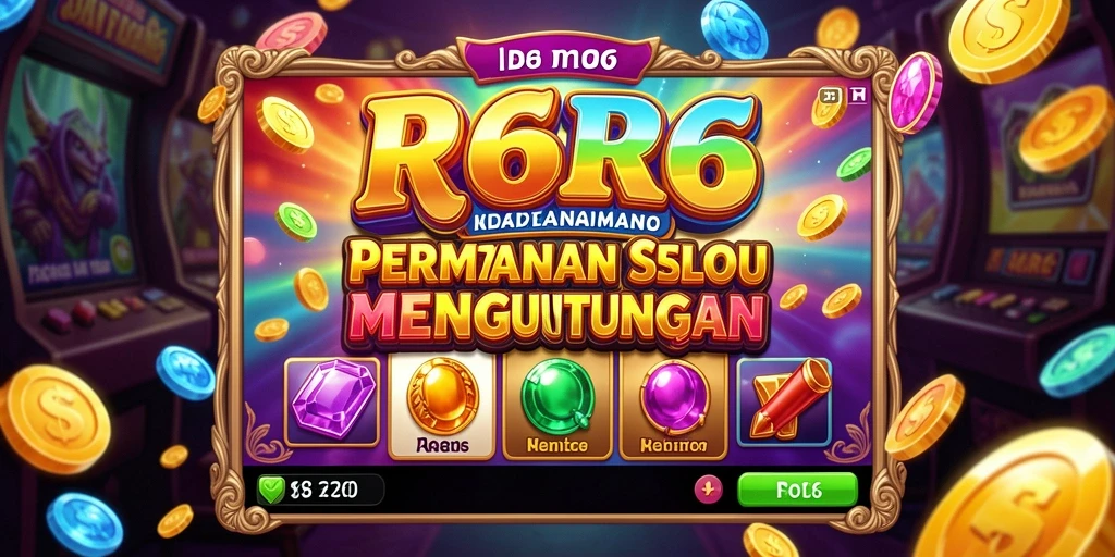 Screenshot utama R6R6 menampilkan aksi gameplay slot yang mendebarkan.