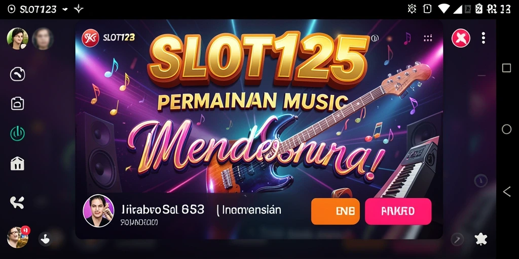 Tampilan gameplay SLOT123 yang penuh warna dan menarik.