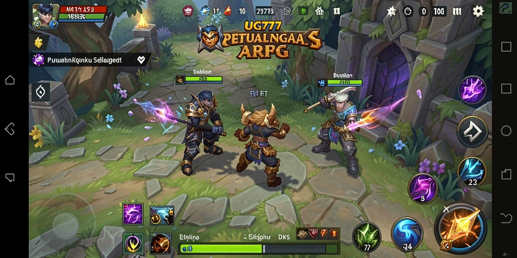 Screenshot utama UG777 menampilkan aksi seru dalam game ARPG.