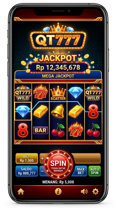 Proses unduh aplikasi di qt777 yang cepat dan mudah.